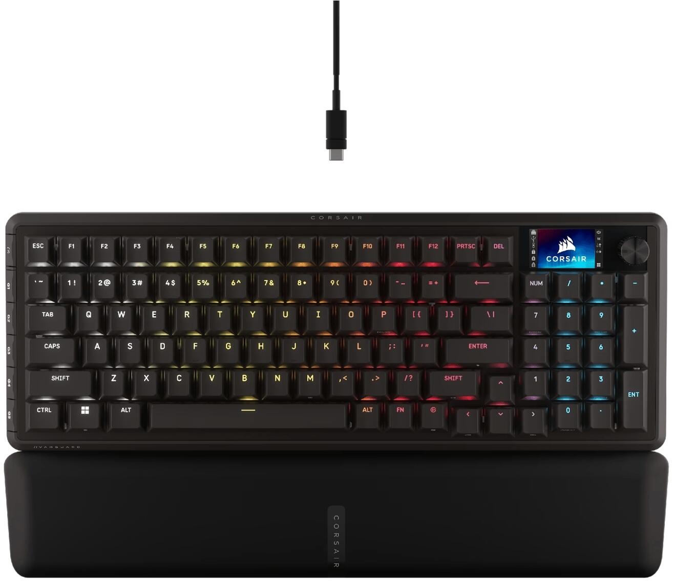 CH-91E911G-NA Corsair Vanguard Pro 96 Hall Effect Gaming Keyboard ...