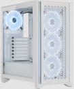 CH-C4000DARQ-WT Corsair iCUE 4000D RGB AIRFLOW QL Edition True White Mid-Tower ATX Case