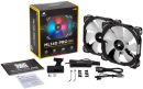 FA-140CMLPRx2+C Corsair ML140 Pro RGB Black PC Case Fan - 120x120x25mm + Controller (lighting node pro) + 6port Hub