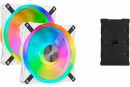 FA-140CQLRWx2+H Corsair Co-9050106-WW QL140 RGB White frame - x2 kit + 6port Hub
