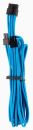PS-CA8920246L Corsair Premium Individually Sleeved PCIe (Single Connector) Type 4 Gen 4 – Blue Cables