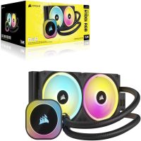 Corsair iCUE Link H100i RGB AIO 240mm CPU water cooling with Corsair Link - Black