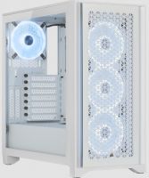 CH-C4000DARQ-WT Corsair iCUE 4000D RGB AIRFLOW QL Edition True White Mid-Tower ATX Case