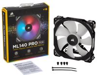 FA-140CMLPR Corsair ML140 Pro RGB Black PC Case Fan - 140x140x25mm