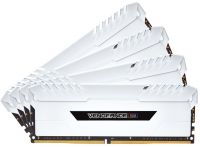 ME-CD4830R15x4W Corsair Vengeance RGB LED 32Gb(8Gbx4) DDR4-3000 (pc4-24000) CL15 1.35v Desktop Memory Module with White heatsink