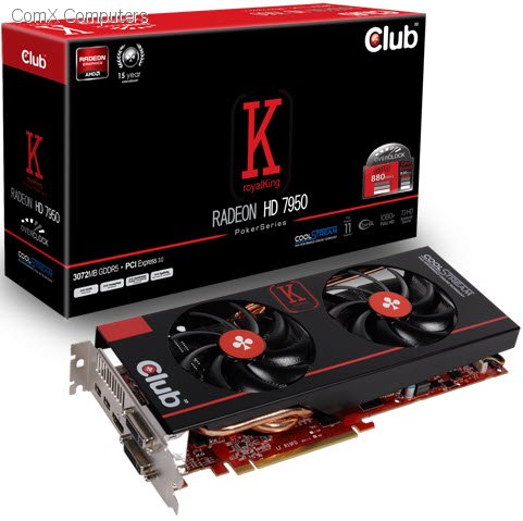 Specification sheet (buy online): CGAX-7957O2 Club 3D Radeon HD 7950 ...
