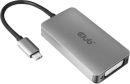 CAC-1510-CLUB3D Club 3D USB Type-C to DVI-I Dual Link active Adapter