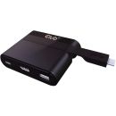 CSV-1534-CLUB3D Club 3D CSV-1534 USB 3.1 Type-C to HDMI 2.0 4K Adapter with USB 2.0 + USB Type-C PD 60W Charging Mini Dock