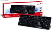 KEY154 GENIUS USB SLIMSTAR I250 BLACK KEYBOARD