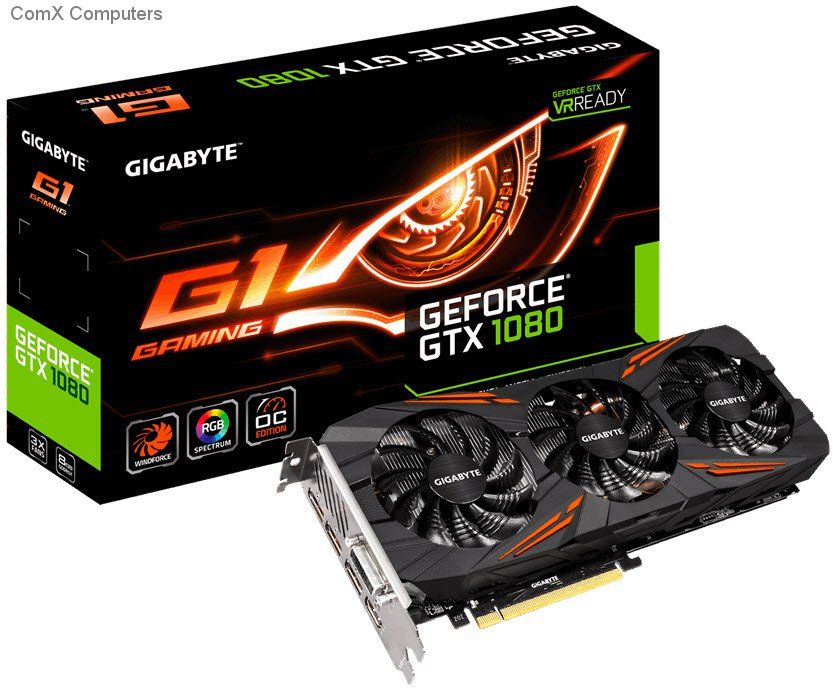 Specification sheet (buy online): GV-N1080G1-GAMING-8GD Gigabyte