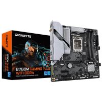 MB-GB760MGPD4+W Gigabyte B760M GAMING PLUS WIFI DDR4 B760 Express Chipset Gen 12/ 13/ 14 LGA 1700 Micro ATX Motherboard with WiFi
