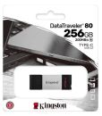 FD-K256G80 Kingston Datatraveler 80 Silver 256Gb USB3 Flash Drive with metal casing