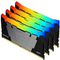Kingston FURY Renegade RGB 128GB(32GB x 4) DDR4-3200 CL16 288-Pin 1.2V Desktop Memory Module