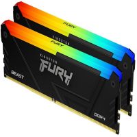 Kingston FURY Beast RGB 16GB(8GB x 2) DDR4-3600 CL17 288-Pin 1.2V Desktop Memory Module