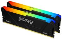 Kingston FURY Beast RGB 32GB(16GB x 2) DDR4 3600 CL18 288 Pin 1.2V Desktop Memory Module
