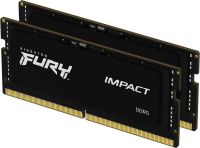 KF556S40IBK2-32 Kingston FURY Impact 32GB (16GB x 2) DDR5-5600 CL40 262-Pin 1.1V Notebook Memory Module