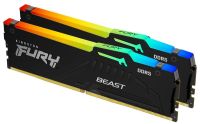 Kingston FURY Beast RGB EXPO 32GB (16GB x 2) DDR5-6400 CL32 288-Pin 1.1V Desktop Memory Module