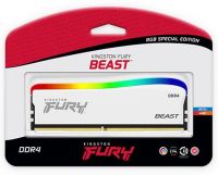 ME-KD41636RFW Kingston RGB Fury Beast Special Edition 16Gb DDR4-3600 (pc4-28800) CL18 1.35V 288pin Desktop Memory Module with asymmetrical White heatsink