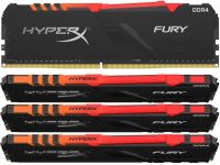 ME-KD4824RF15x4 Kingston Hyper-x RGB Fury 32Gb(8Gb x 4) DDR4-2400 (pc4-19200) CL15 1.35v Desktop Memory Module