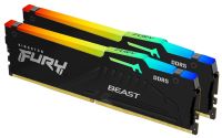 Kingston Fury Beast 128GB (2x64GB) DDR5-5600 CL36 1.25V CL36 288-Pin Desktop Memory Module
