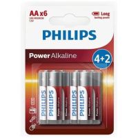 Philips Alkaline 1.5V AA - 6 pack
