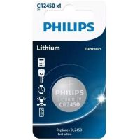 CR2450P1/40 Philips CR2450 single Lithium Button 3V Battery