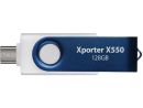 PS128GX550AAD Patriot Xporter X550 128GB USB 3.2 Gen 1 swing Type C/A Flash Drive