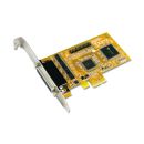 AC-Si5499A Sunix MIO5499A 4-port RS-232 & 1-port Parallel PCI Express Multi-I/O Board