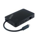 DS-SCCV50PB Sunix CCV50PB USB-C Portable Mini Dock Plus Power with USB 3.0 / Gigabit Ethernet / VGA / HDMI / Power Charging