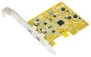 AC-SiUSB2312C Sunix USB2312C USB 3.1 Enhanced SuperSpeed+ 10G 2 ports PCI Express Host Card with Type-C Receptacle