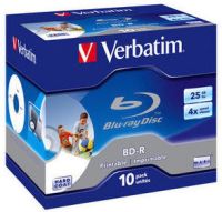 Verbatim Blu ray media - 4X (JEWEL CASE) 25GB