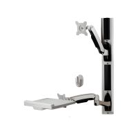 LS-AW8812 Aavara W8812 Wall-mount rail system for 1x Display + 1x Keyboard