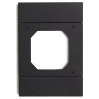 Acconet IoT 4x2 Smart Wall Switch Adapter Plate - Black - 100mmx50mm