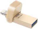 FD-A64Ai920G Adata i-memory 64Gb Gold USB 3.1 + Apple certified MFi lightning dual-connectors Flash Drive