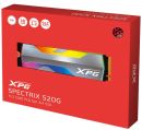 HD-AG500S20G Adata Spectrix S20G series 500Gb nGff/M.2 3D TLC SSD with NVMe 1.3 PCIe (Gen3.0) x4 mode, type 2280 - 22x80x7.55mm