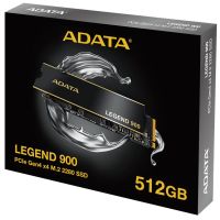HD-AG512L900 Adata Legend 900 series 512Gb - NGFF(M.2) 3D TLC SSD with NVMe PCIe Gen4 x4 mode SSD, type 2280 - 22x80x3.13mm with detachable heatsink