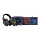 XCRAFTBASECAMPBLK Alcatroz X-Craft Basecamp 4-in-1 Wired Gaming Combo
