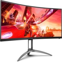 AOC AG493UCX2 49" VA DQHD 5120x1440 165Hz Curved Monitor, DP, HDMI