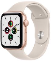 MKQX3SO/A Apple Watch SE GPS + Cell 40mm Gold Aluminium Case With Starlight Sport Band