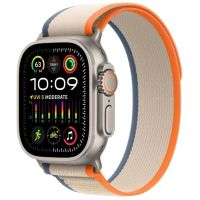 Apple Watch Ultra 2 64GB GPS + Cell - 49mm 410x502px Titanium Case with Orange/Beige Trail Loop M/L