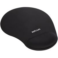 Astrum MP210 Black Silicone Mouse Pad + Wrist Rest - 185 x 200 x 22mm