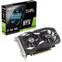 Asus nVidia Geforce RTX 3050 Dual OC 6GB PCI-e 4.0 x16 Graphics card, DVI, DP, HDMI