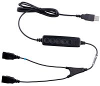 AXC-USB-Y Axtel USB Type-A Y-Splitter Training Cable with Microphones