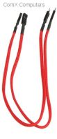 Bitfenix Red alchemy multi sleeved(2) cable 2pin i/o 30cm extension cable