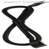Bitfenix Black alchemy multi sleeved(1) 10pin audio 30cm extension cable