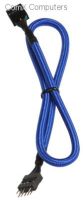 Bitfenix Blue alchemy multi sleeved(1) 10pin audio 30cm extension cable