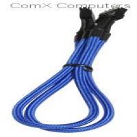 Bitfenix Blue alchemy multi sleeved(1) 30cm - internal usb header extension cable