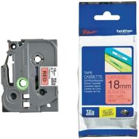 Brother Laminated Tape (8m x 18mm) Black on Red