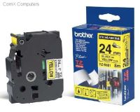 Brother TZ651 1inch Black On Yellow P-touch Tape