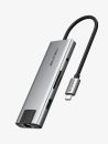 CT-HBP3-AG9-0.15M CableTime 9-in-1 USB-C Hub with 4K HDMI Charging Ethernet Audio Jack